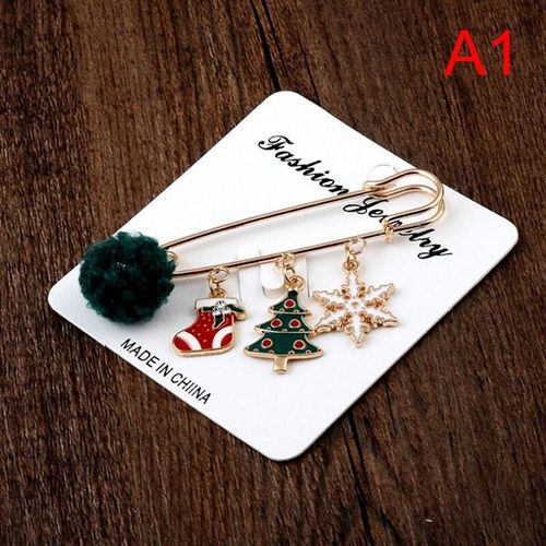 Broche De Noël Pour Père Noël, Chaussures De Transport, Strass, Gants Flocon De Neige, Perle De Cristal, Pendentif, Broche, Cadeau