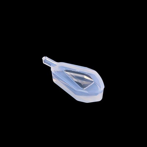 Moule À Pendentif En Silicone Transparent En Diamant, Pour La Fabrication De Bijoux, En Résine
