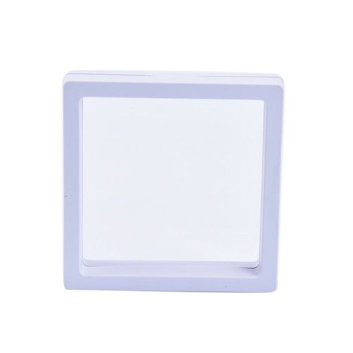 Présentoir Flottant Suspendu En Plastique Noir Et Blanc, Boîte De Rangement Pour Pièces De Monnaie, Bagues, Bijoux, Membrane Pour Animaux De Compagnie