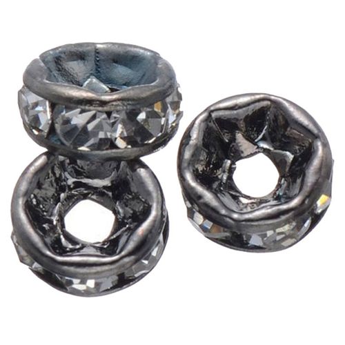 Perles D'espacement En Strass Pour Femmes, 200 Pièces, Bricolage, Fabrication De Bijoux, Bracelet, Collier, Boucles D'oreilles, Accessoires En Matériau Perlé, 5/7/8mm