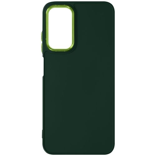 Coque Pour Samsung Galaxy A05s Rigide Contour Caméra Métallisé Vert Sapin