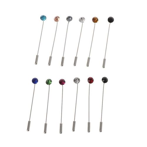 Broches En Cristal Pour Femmes, 12 Pièces, Pour Écharpe Hijab, Perle, Épingle De Sécurité Pour Pull, Clips Pour Châle