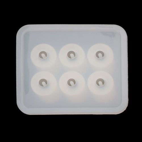 Bijoux En Silicone Rond Carré Ovale Forme Perle Moule Résine, Bricolage Bracelet Outil D'artisanat