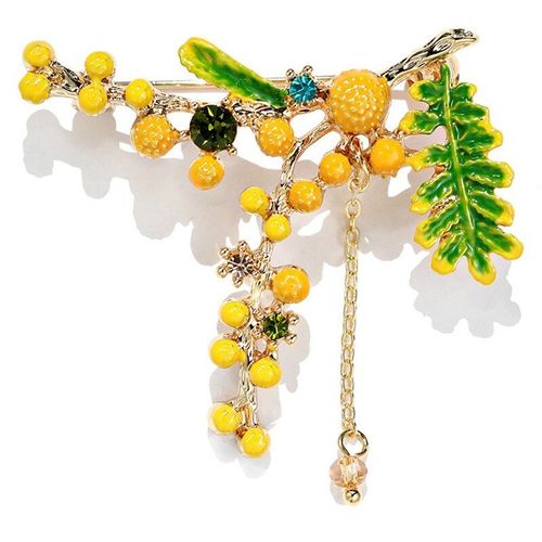 Broche Feuille Verte Pour Femmes, Bijoux, Broches Pour Chemises