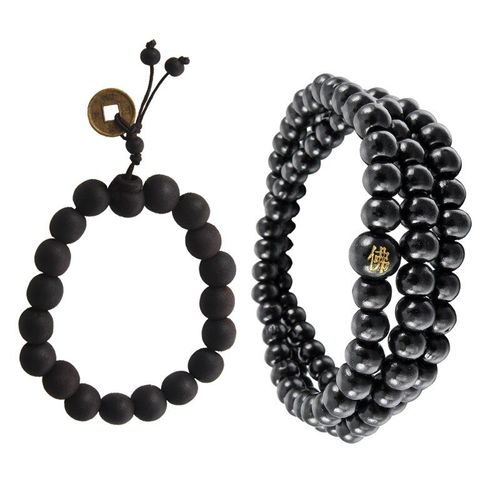 Bracelet Bouddhiste En Bois De Santal Et 6mm, Collier De Sandale Bouddhiste Tibétain