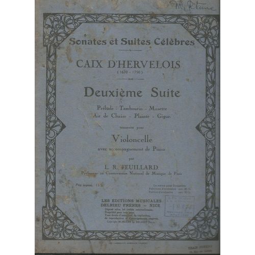 Deuxième Suite Pour Violoncelle