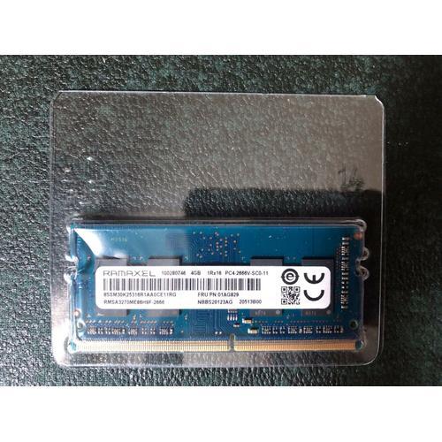 Ramaxel 4GB 1Rx16 PC4-2666V - SC0 11 SODIMM