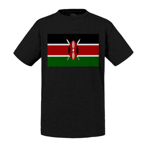 T-Shirt Enfant Drapeau Kenya Football Sport Equipe Nationale Afrique