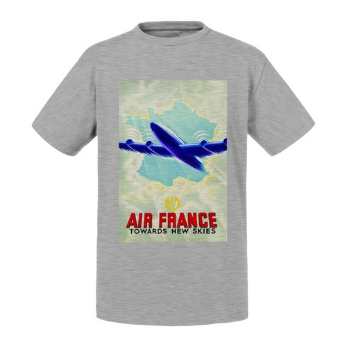 T-Shirt Enfant Air France New Skies Retro Vintage Commercials Affiches