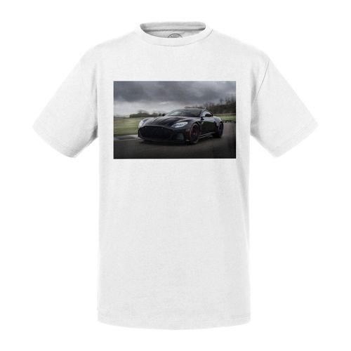 T-Shirt Enfant Voiture De Sport Moderne Sublime Course Circuit Noir