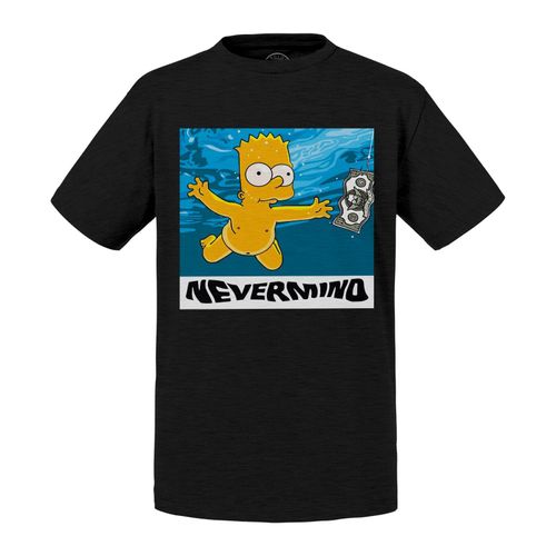 T-Shirt Enfant Bart Nevermind Piscine Pool Dessin Anime