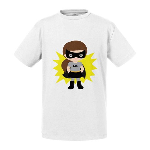 T-Shirt Enfant Batgirl Batman Fille Enfant Dessin Mignon Super Hero