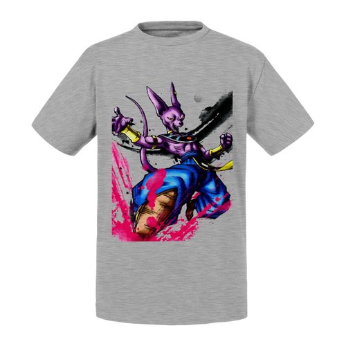 T-Shirt Enfant Beerus Dieu De La Destruction Dragon Ball Super Dbz Manga