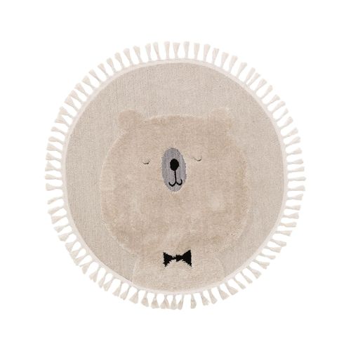 Lytte Tapis Enfant Momo Crème Diamètre 120 Cm Rond