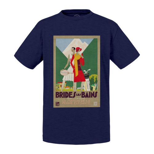 T-Shirt Enfant Brides Les Bains Affiche Poster Vintage Tourisme Art Deco
