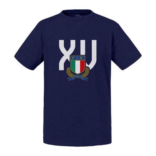 T-Shirt Enfant Xv Italie Rugby Sport Ballon Equipe