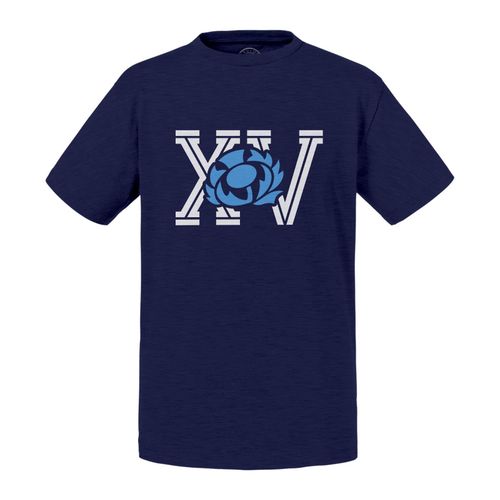 T-Shirt Enfant Xv Ecosse Rugby Sport Ballon Equipe