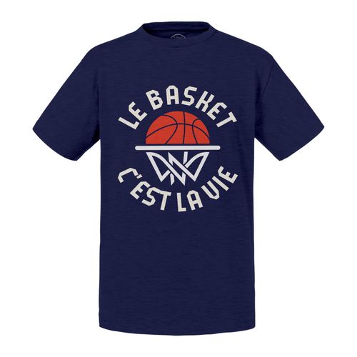 T-Shirt Enfant Le Basket C'est La Vie Sport Basketball Ballon