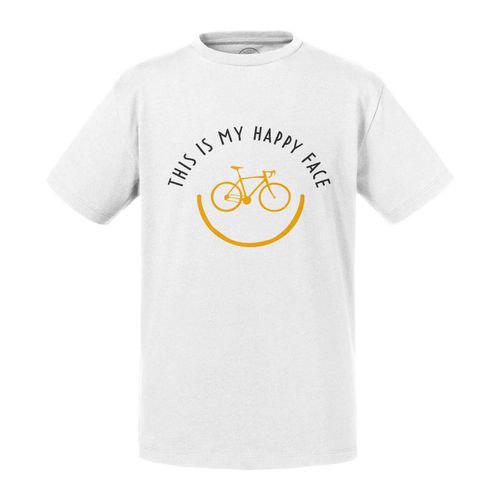 T-Shirt Enfant This Is My Happy Face Vélo Cyclisme Vtt
