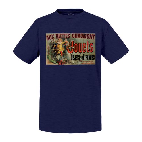 T-Shirt Enfant Pub Ancienne Jouet Aux Buttes Chaumont Paris Vintage