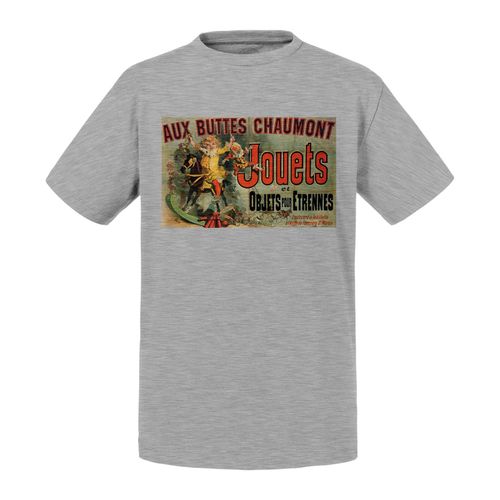 T-Shirt Enfant Pub Ancienne Jouet Aux Buttes Chaumont Paris Vintage
