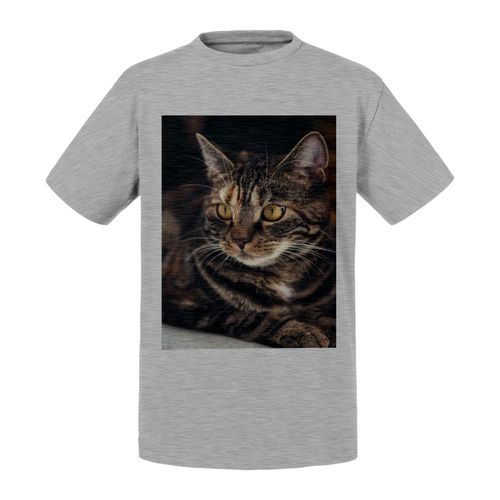 T-Shirt Enfant Sublime Chat Tigre Grands Yeux Jaunes Mignon