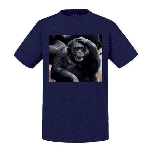 T-Shirt Enfant Chimpanze Singe Animal Vie Sauvage Photo Nature