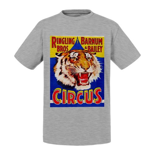 T-Shirt Enfant Circus Cirque Tigre Affiche Vintage