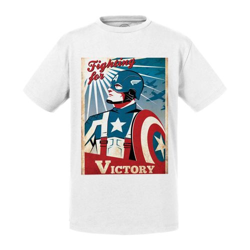 T-Shirt Enfant Captain America Victoire Avengers Super Heros Comics