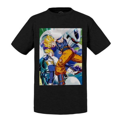 T-Shirt Enfant Dragon Ball Z Cooler Fights Freezer Manga Anime