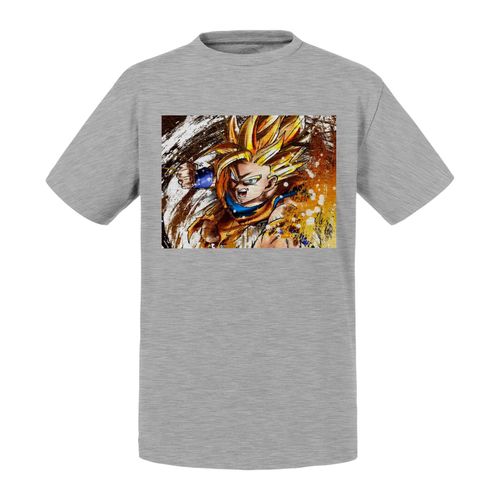 T-Shirt Enfant Dragon Ball Z Son Goku Coup De Poing