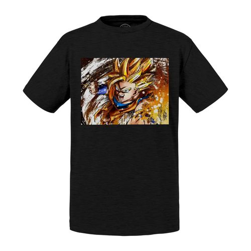 T-Shirt Enfant Dragon Ball Z Son Goku Coup De Poing