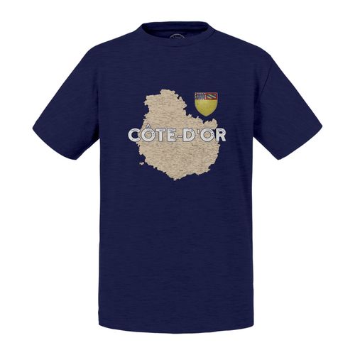 T-Shirt Enfant Côte-D'or 21 Departement Dijon Carte Ancienne Bourgogne