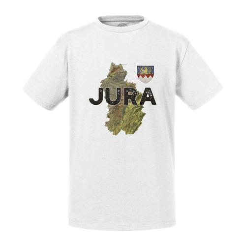 T-Shirt Enfant Jura 39 Departement Lons Carte Ancienne Franche Comté