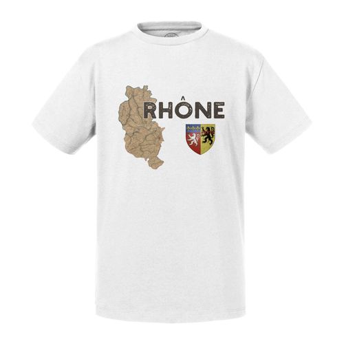 T-Shirt Enfant Rhone 69 Departement Lyon Carte Ancienne Rare