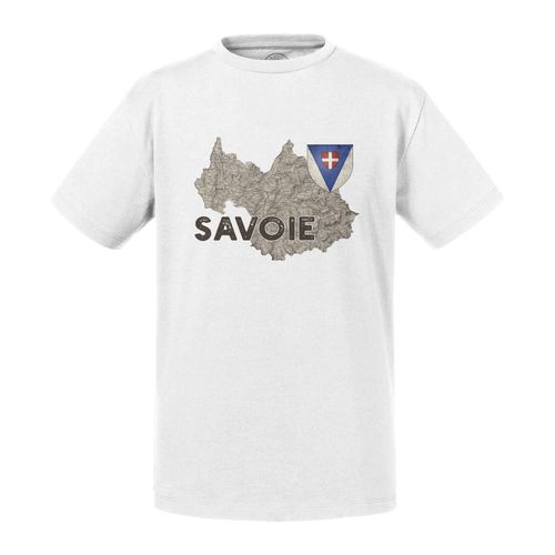 T-Shirt Enfant Savoie 73 Departement Chambery Carte Ancienne Alpes