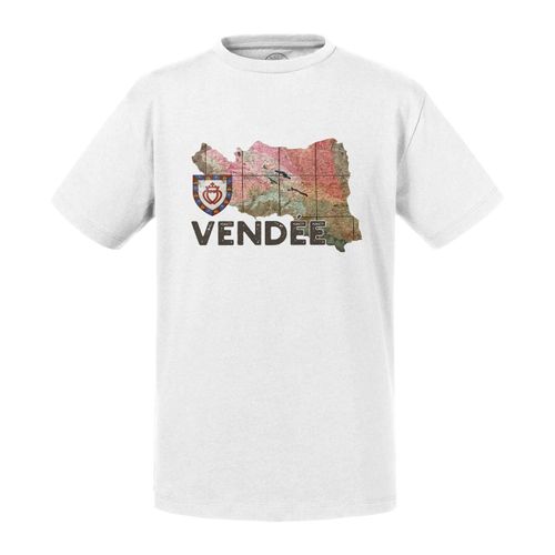 T-Shirt Enfant Vendée 85 Departement La Roche Sur Yon Carte Ancienne