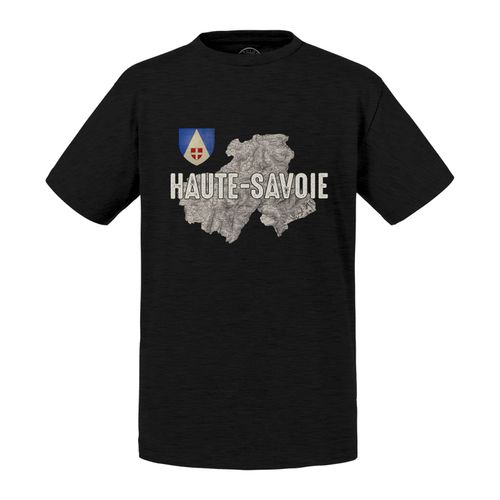 T-Shirt Enfant Haute Savoie 74 Département Carte Ancienne Alpes Ski