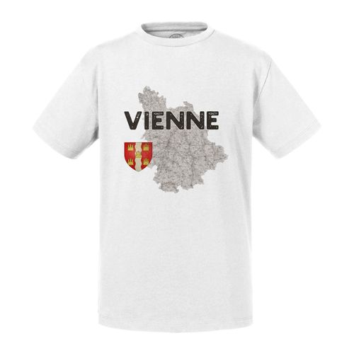 T-Shirt Enfant Vienne 86 Département Poitiers Carte Ancienne