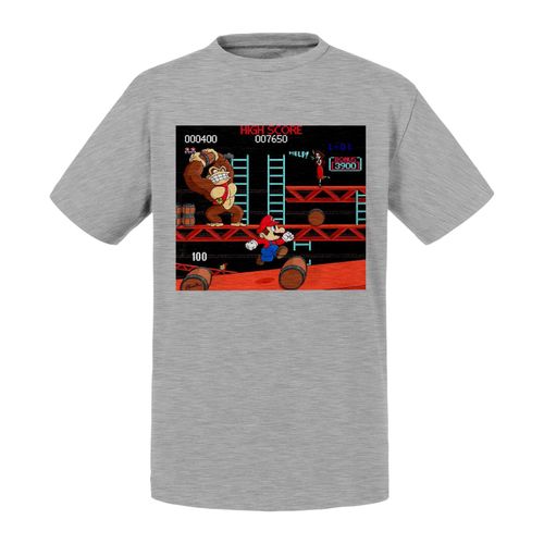 T-Shirt Enfant Donkey Kong Contre Mario