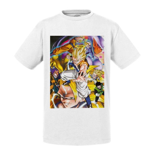 T-Shirt Enfant Dragon Ball Gt Sangoku Super Sayen 3 Anime Manga