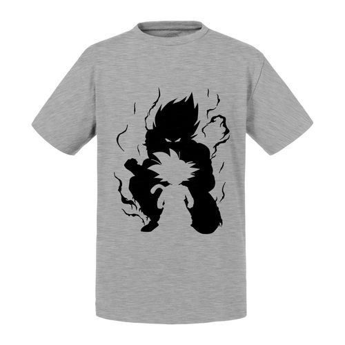 T-Shirt Enfant Dragon Ball Son Goku Adulte Enfant Noir Et Blanc Anime Manga Japon