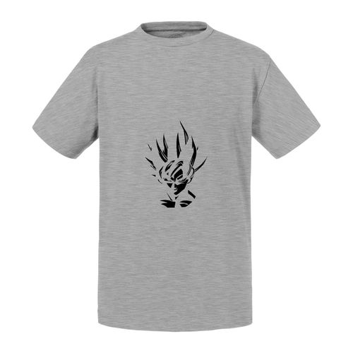 T-Shirt Enfant Dragon Ball Son Goku Noir Et Blanc Anime Manga Japon