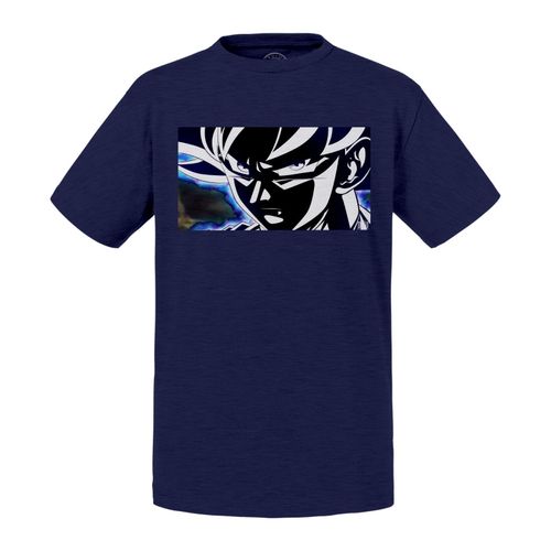 T-Shirt Enfant Dragon Ball Super Goku Aura Bleue Anime Manga Japon