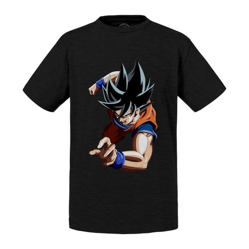 T-Shirt Enfant Dragon Ball Super Son Goku Attaque Anime Manga Japon