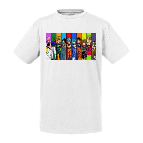 T-Shirt Enfant Dragon Ball Super Saiyans Anime Manga Japon