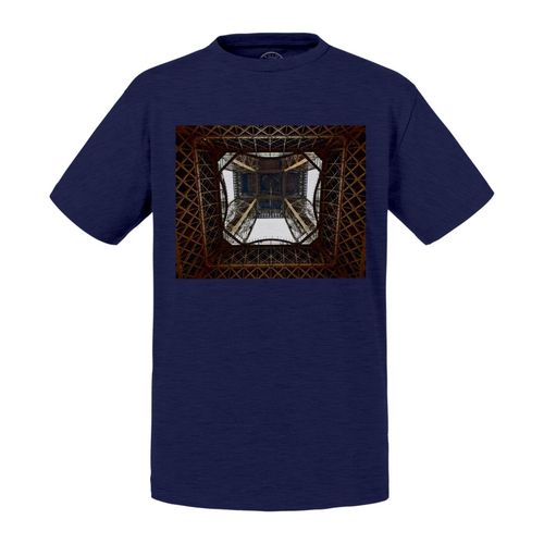 T-Shirt Enfant Vue De Dessous La Tour Eiffel Paris Monument