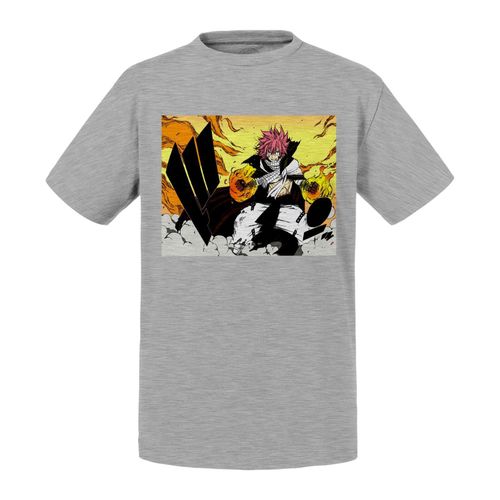 T-Shirt Enfant Fairy Tail Natsu Mage De Feu Manga Anime Japon