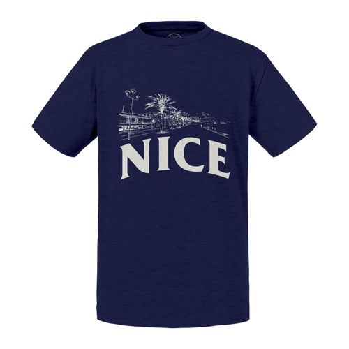 T-Shirt Enfant Nice Minimalist Ville France Sud Soleil