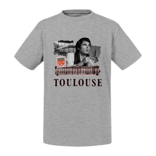 T-Shirt Enfant Toulouse Collage Ville France Symbole Capitole